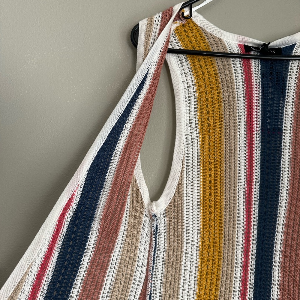 Colorful Open Vest/Duster - Picture 3 of 10